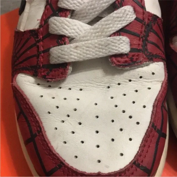Nike Dunk Low GS Spiderman Vintage 2004 Rare - Picture 15 of 15